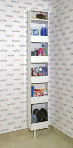 Поворотный зеркальный шкаф Shelf.On Lupo Art металл белый Фото 13