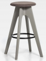 Табурет деревянный  барный  с обивкой SIPA Tommy ясень, металл, ткань Фото 22