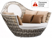 Лаунж-диван плетеный Higold Shenzhou X алюминий, искусственный ротанг, sunbrella, олефин Фото 1