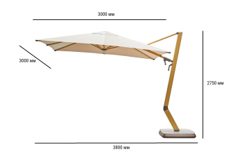 Зонт профессиональный 3х3 м-thumbs-Фото3