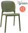 Комплект пластиковых стульев Hug Go Green Set 2