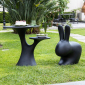 Стол пластиковый Qeeboo Rabbit Tree полиэтилен черный Фото 10