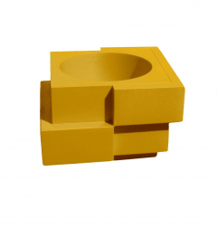 Кашпо пластиковое Cubic Yo Standard