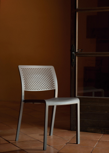 Стул пластиковый Resol Trama chair стеклопластик песочный Фото 3
