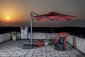 Зонт профессиональный 2.9х2.9 м Scolaro Astro Carbon алюминий, акрил графит, слоновая кость Фото 20