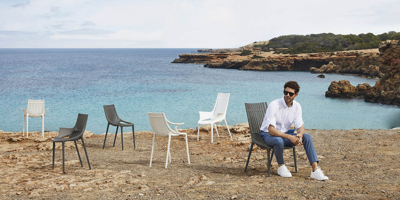 Кресло пластиковое Ibiza Basic, слоновая кость