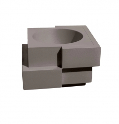 Кашпо пластиковое Cubic Yo Standard