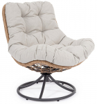 Кресло лаунж плетеное с подушкой Azores