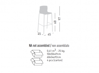 Стул полубарный с обивкой-thumbs-Фото3