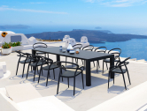 Стол пластиковый раздвижной Siesta Contract Vegas Table XL стеклопластик черный Фото 4