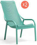 Комплект пластиковых кресел Net Lounge Set 2