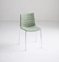 Стул на металлокаркасе с обивкой Gaber Kanvas NA Full металл, технополимер, ткань Фото 4