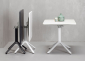 Стол пластиковый складной Scab Design Eco Folding алюминий, технополимер лен Фото 6