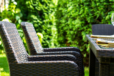 Комплект плетеной мебели JOYGARDEN Mykonos алюминий, искусственный ротанг темно-коричневый Фото 4