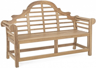 Скамейка деревянная трехместная-thumbs-Фото1