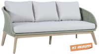 Диван деревянный трехместный Madrague