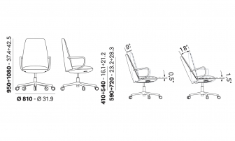 Кресло офисное на колесах-thumbs-Фото3