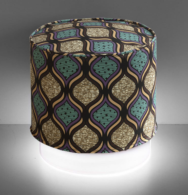 Пуф пластиковый светящийся Mara Masai Lighting LED