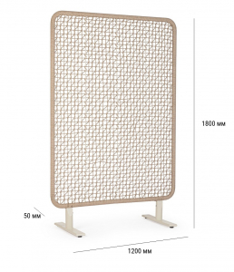 Ширма декоративная Garden Relax Babilo алюминий, роуп пеликан, бежевый Фото 2