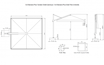 Зонт профессиональный 3х3 м-thumbs-Фото3