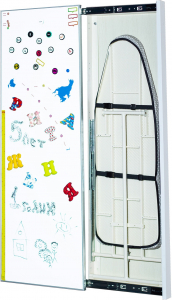 Доска гладильная встроенная Belboard Magnetica железо, дерево белый Фото 3