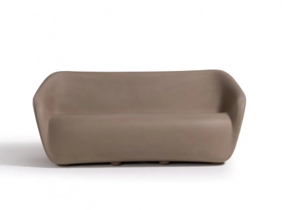 Диван пластиковый двухместный SLIDE Reborn Standard полиэтилен миндальный бежевый Фото 5