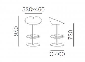 Кресло пластиковое барное-thumbs-Фото3