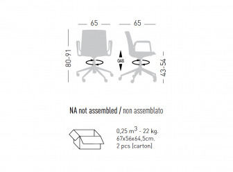 Кресло офисное с обивкой-thumbs-Фото3