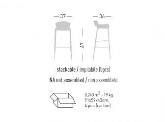 Стул пластиковый полубарный-thumbs-Фото3