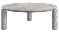 Столик кофейный каменный Lorvain Silver L