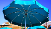 Зонт профессиональный Ø2 м CiCCAR Classic алюминий, морской акрил Фото 19