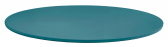 Столешница круглая PEDRALI Steel МДФ, сталь темно-голубой Фото 1