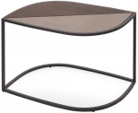 Столик кофейный RODA Leaf 001 сталь, керамогранит Фото 1