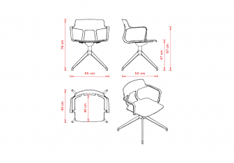 Кресло офисное вращающееся-thumbs-Фото3