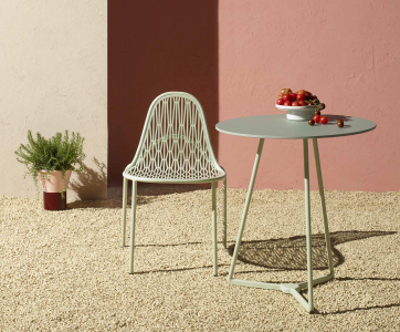 Стул металлический Scab Design Malvasia сталь зеленый шалфей Фото 8