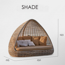 Лаунж-диван плетеный Shade