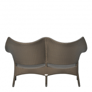 Диван двухместный плетеный JANUS et Cie Amari алюминий, искусственный ротанг бронзовый Фото 4