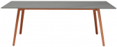 Стол ламинированный раздвижной Scab Design Squid Extendable алюминий, металл, компакт-ламинат HPL терракотовый, сланец Фото 4