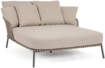 Лаунж-лежак плетеный с подушками-thumbs-Фото1