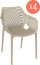 Комплект пластиковых кресел Air XL Set 4