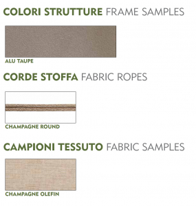 Кресло плетеное барное с подушкой Grattoni Atol алюминий, роуп, олефин тортора, шампанское Фото 3