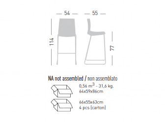 Стул барный с обивкой-thumbs-Фото3
