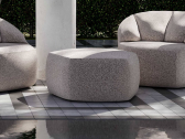 Пуф мягкий SNOC Finol алюминий, ткань Фото 1