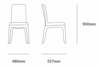 Стул пластиковый с обивкой-thumbs-Фото3