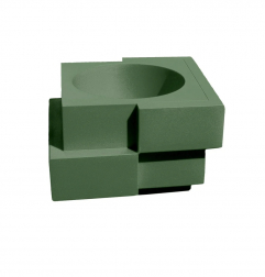 Кашпо пластиковое Cubic Yo Standard