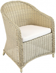 Кресло плетеное с подушкой-thumbs-Фото1