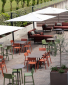 Стул пластиковый Nardi Trill Bistrot стеклопластик кирпичный Фото 9