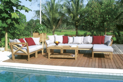 Стол деревянный журнальный Giardino Di Legno Savana тик Фото 8