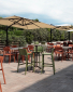 Стул пластиковый Nardi Trill Bistrot стеклопластик кирпичный Фото 8