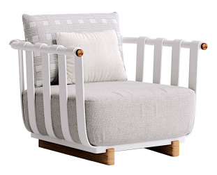 Кресло металлическое с подушками-thumbs-Фото1